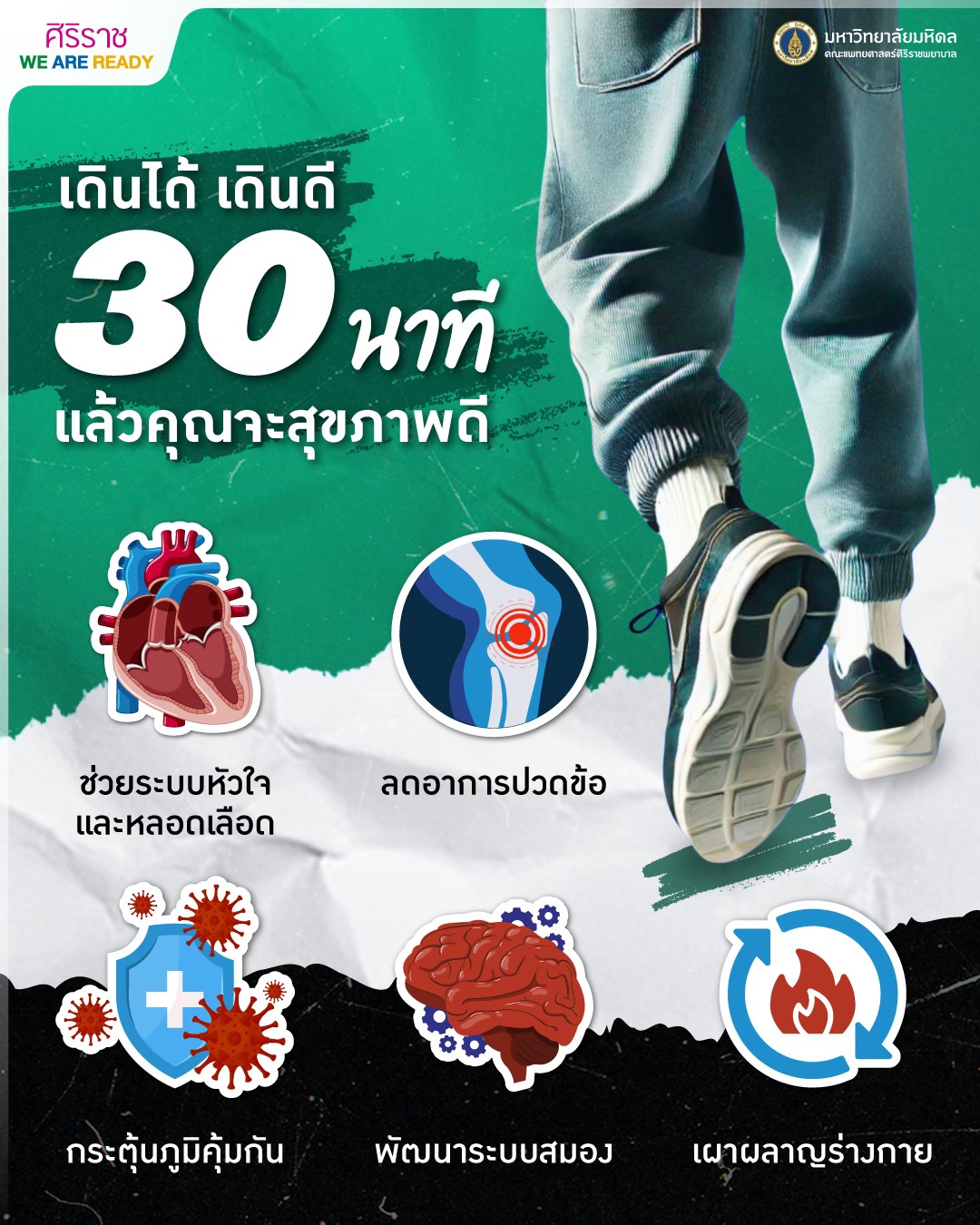 เดินได้...เดินดี 30นาที แล้วคุณจะสุขภาพดี